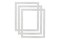 Millbrook Collection Country Chic Wood Picture Frames, Narrow - 1-1/2" Face Solid Wood Molding for Photos, Artwork & Prints Includes Acrylic Glazing - Made in USA
